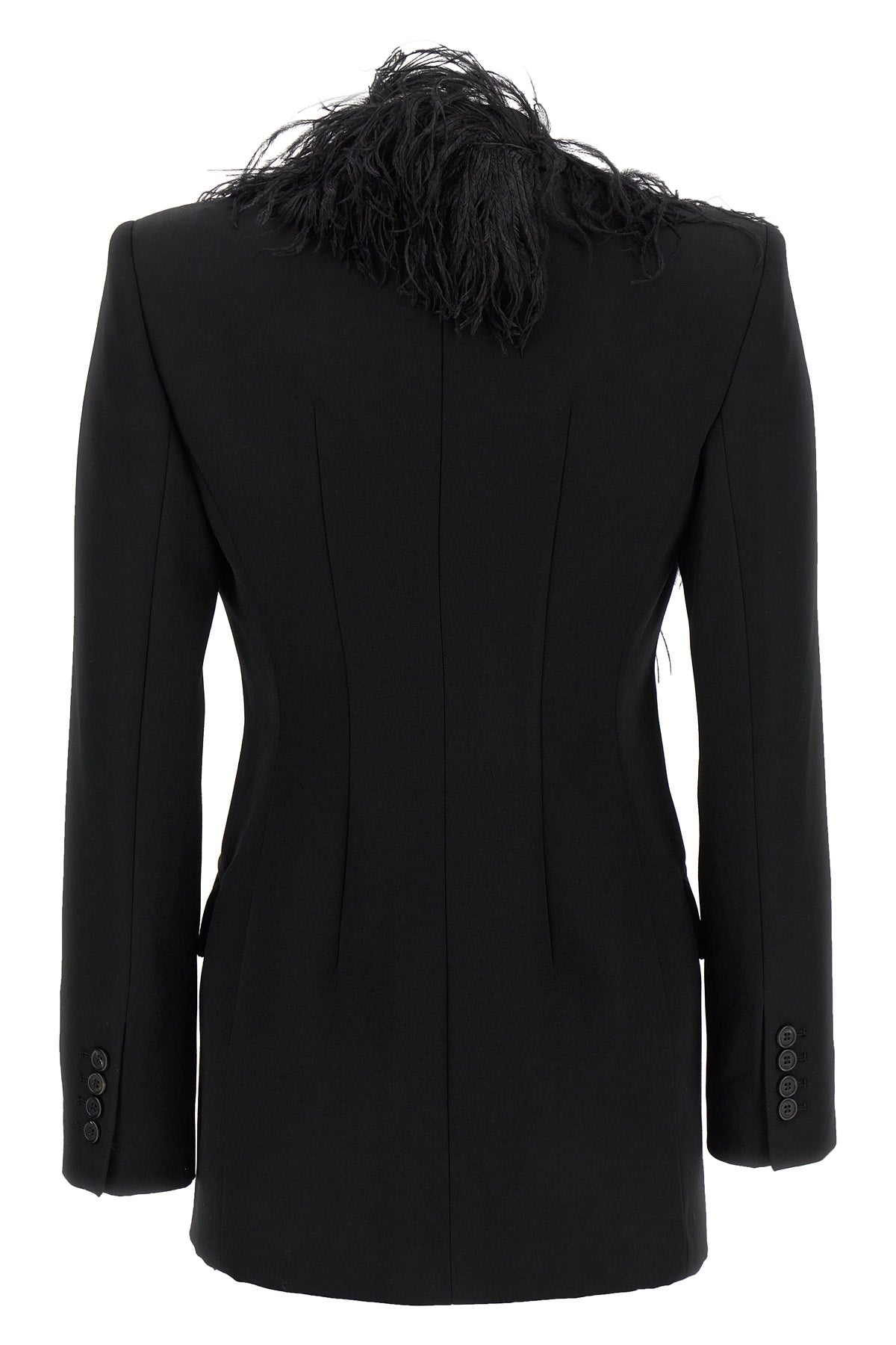cool wool single-breasted blazer