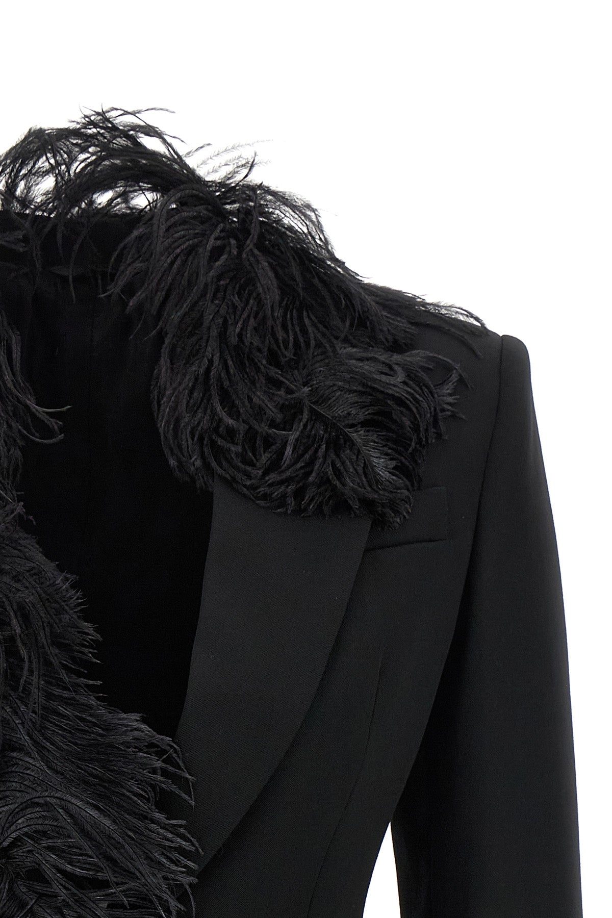cool wool single-breasted blazer