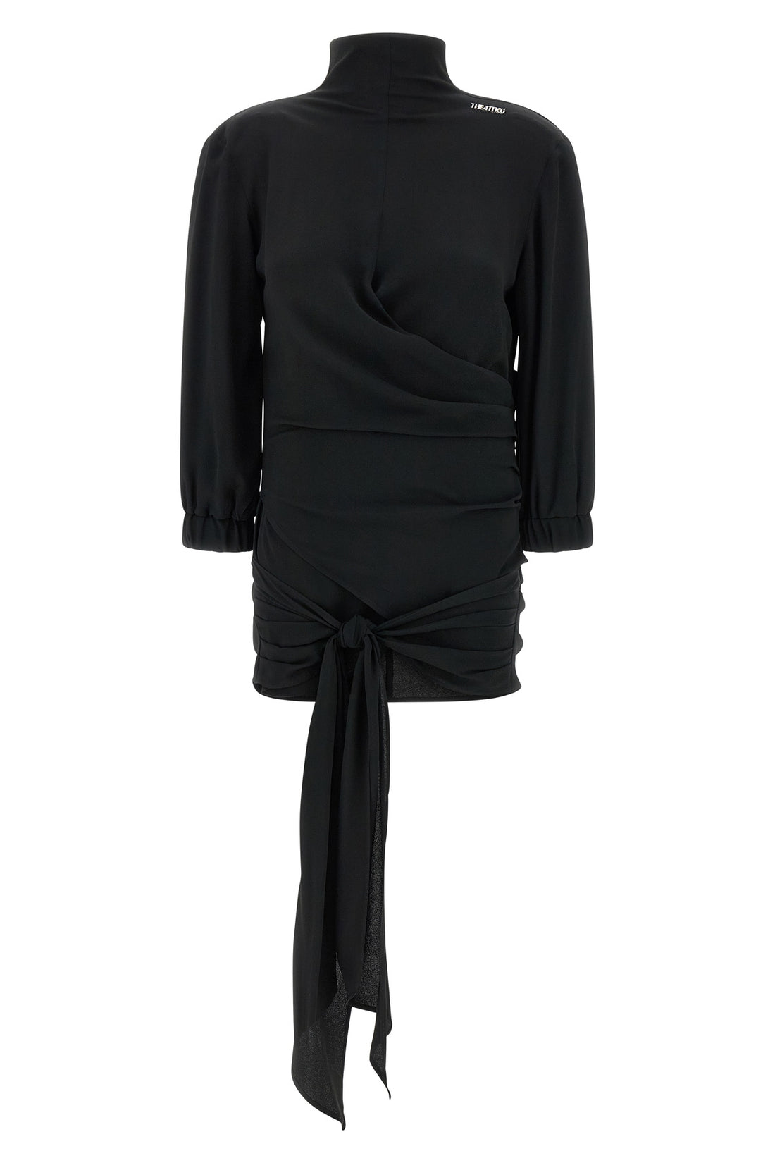 THE ATTICO 38 silk blend crepe top