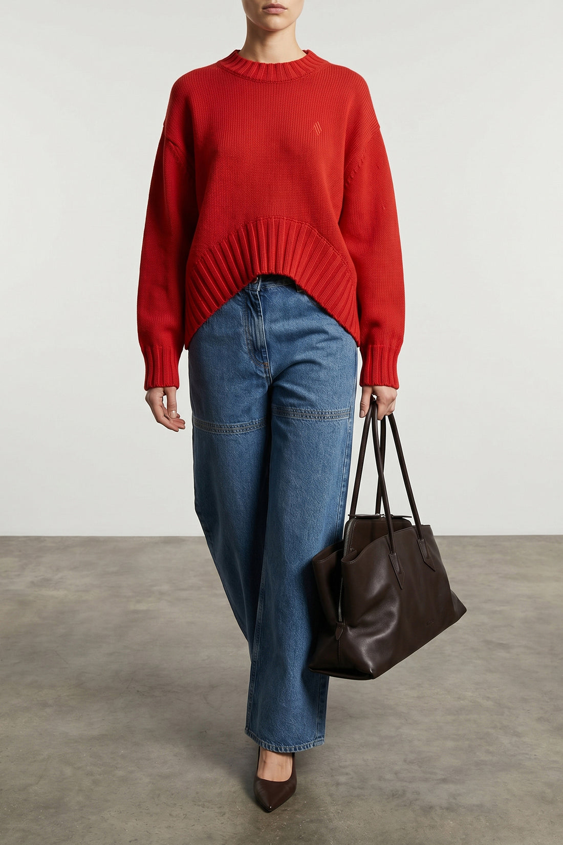 THE ATTICO 38 virgin wool and cashmere blend sweater