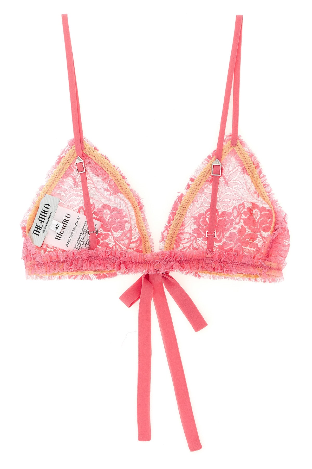 triangle lace bra