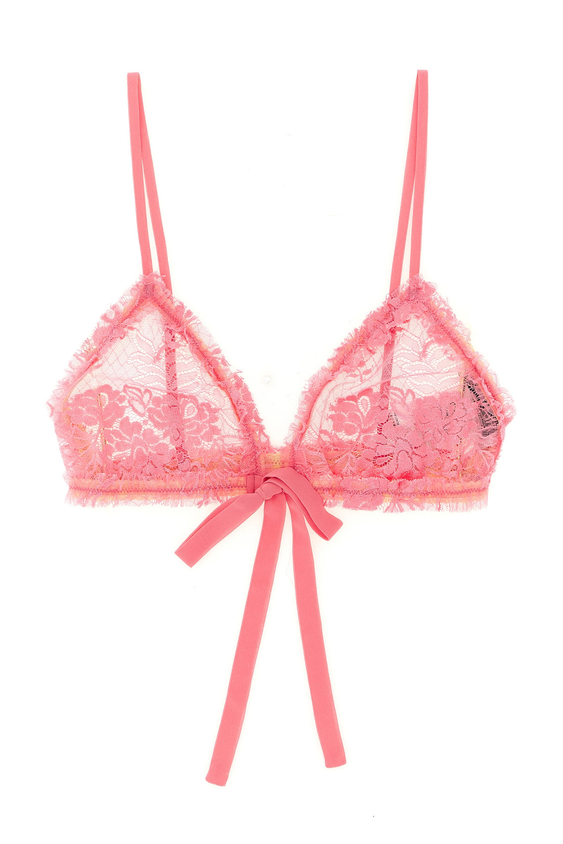 THE ATTICO 42 triangle lace bra