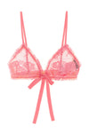 triangle lace bra
