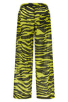 il primo bagno trousers in light all-over animal print cotton muslin