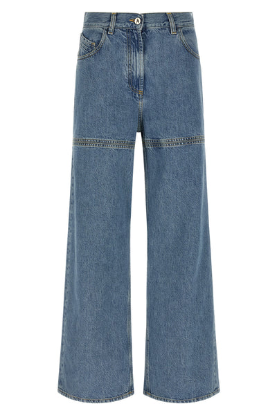 washed cotton denim jeans