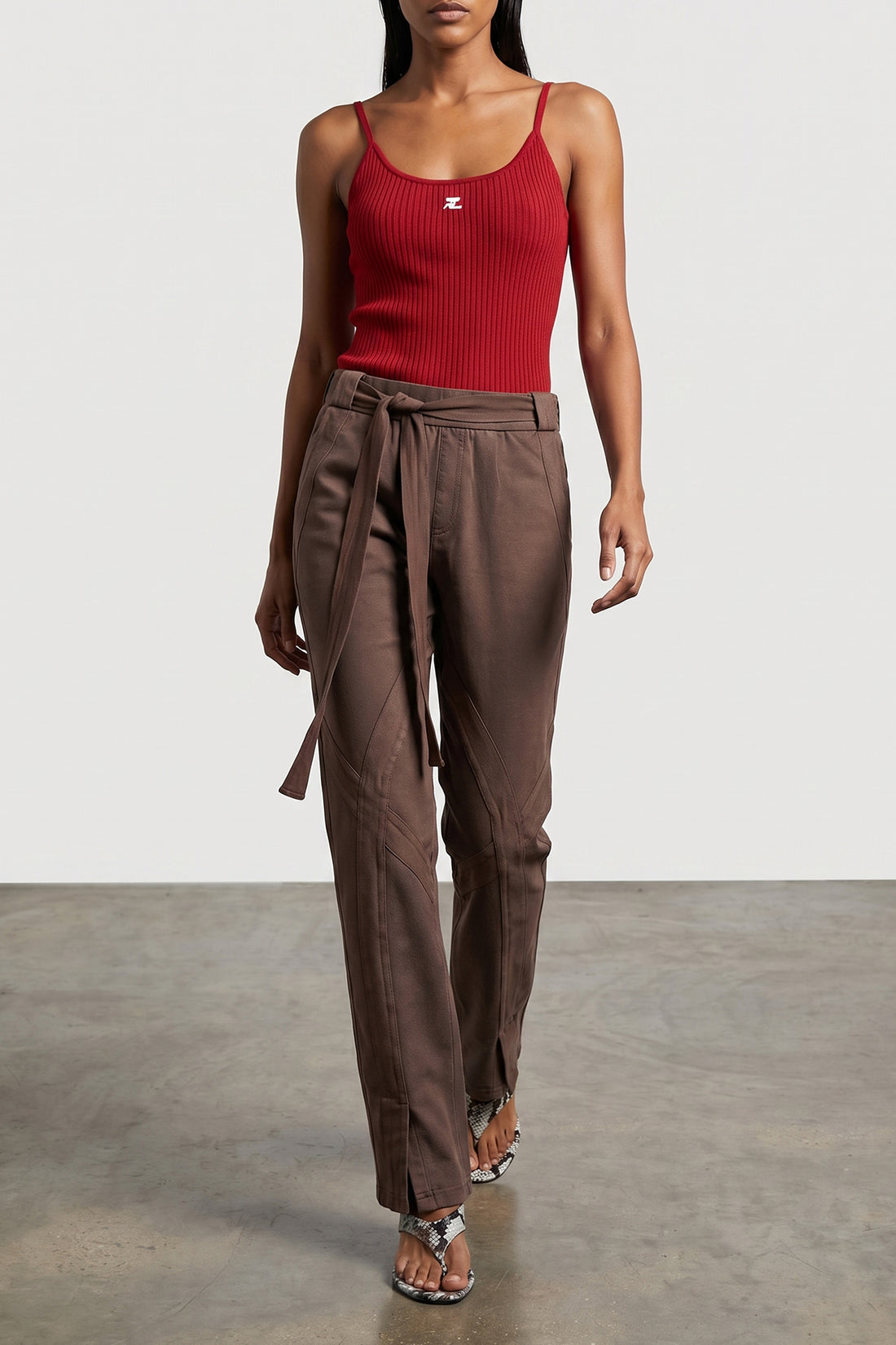 THE ATTICO 36 light american fleece pants