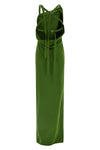 long dress in viscose and silk blend jersey