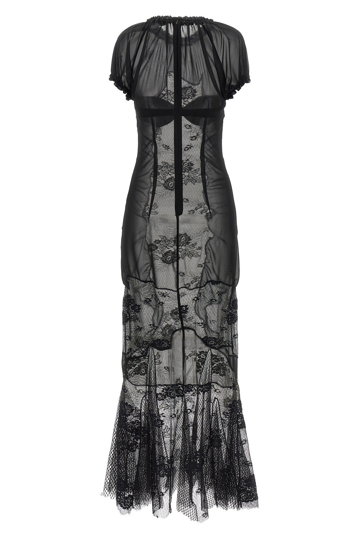 tulle midi dress
