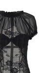 tulle midi dress