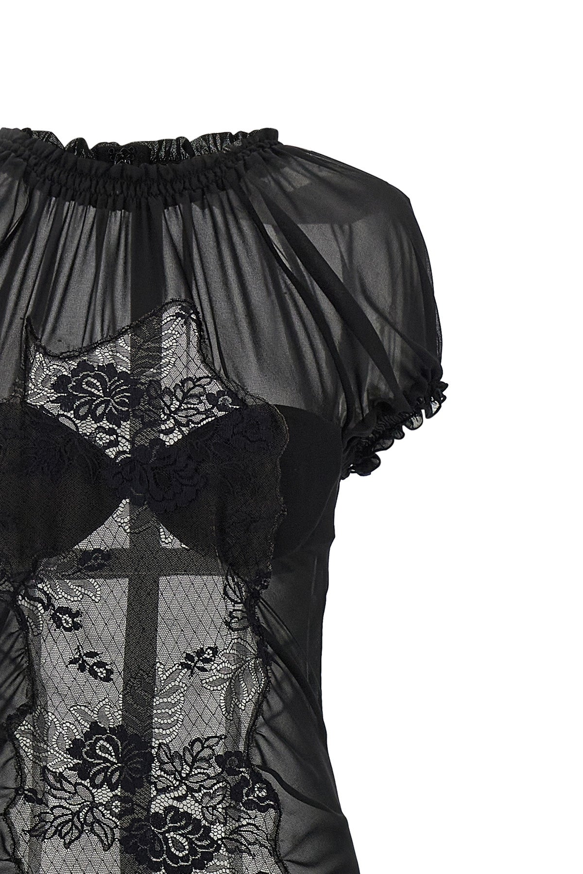 tulle midi dress