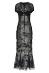 tulle midi dress