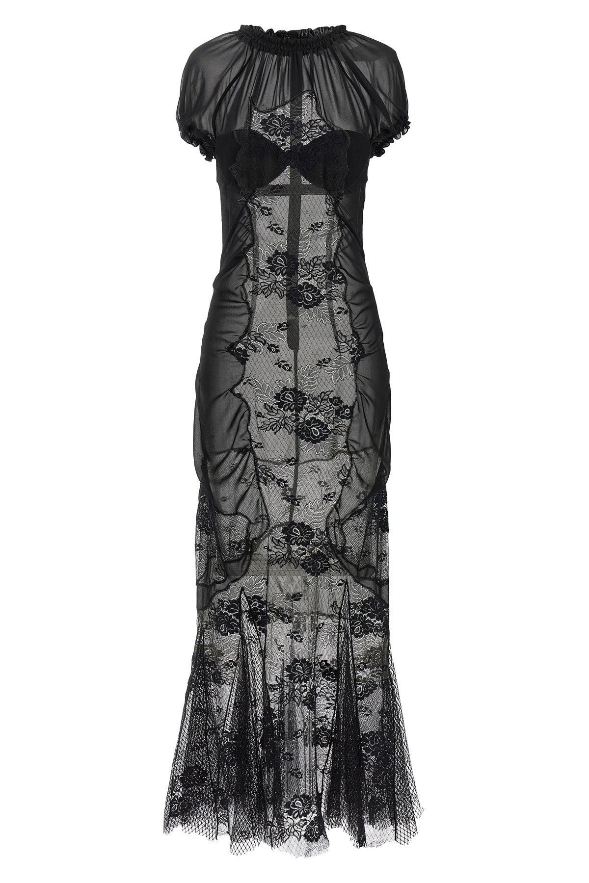 tulle midi dress