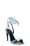 ora laminated leather sandals