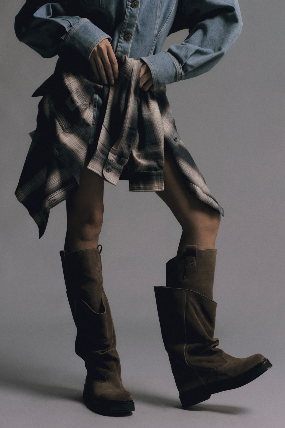 robin passeggiata suede boots