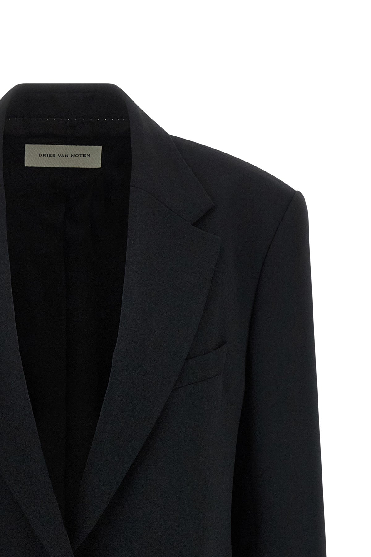 basti single-breasted crêpe blazer