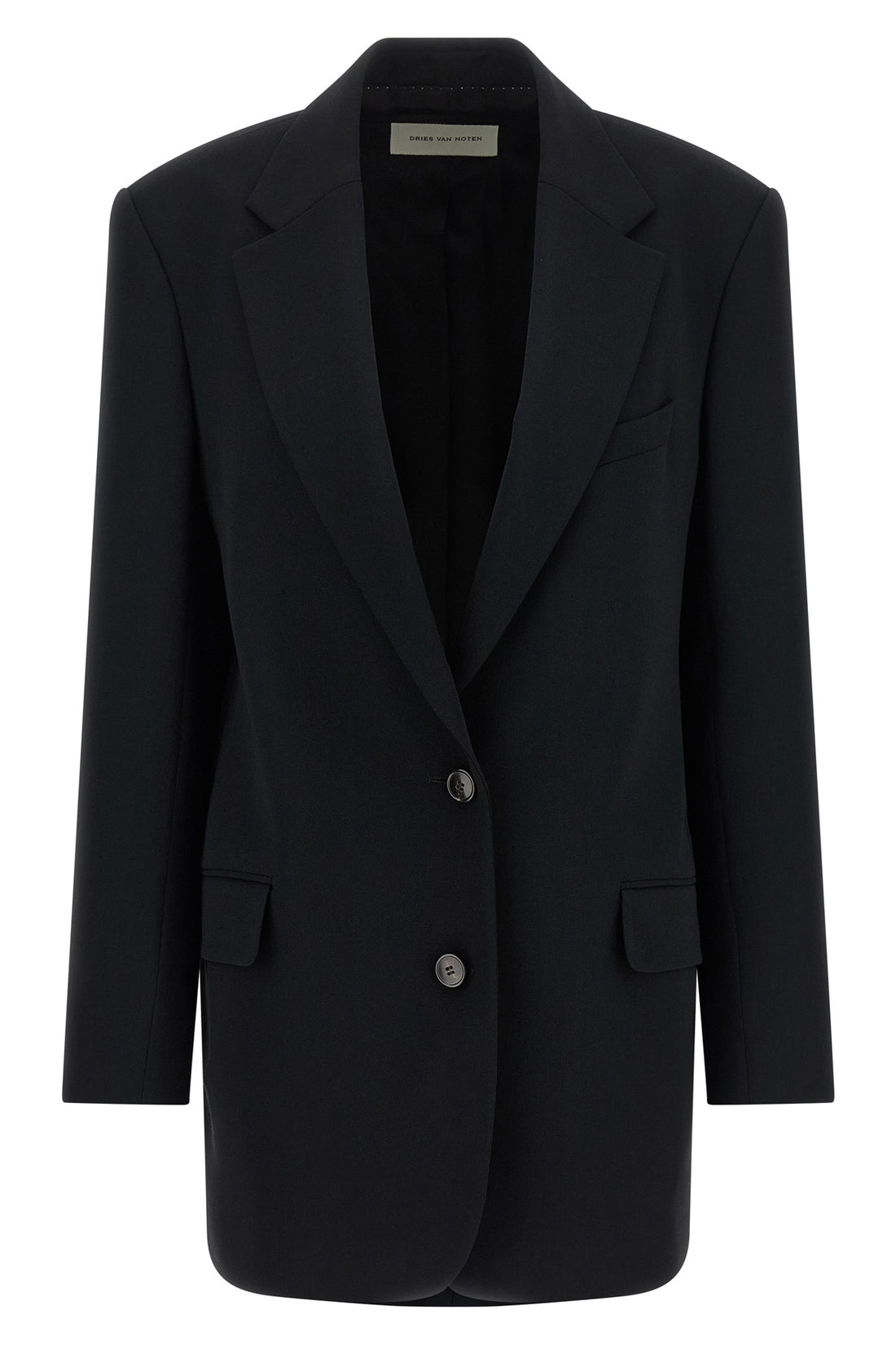 DRIES VAN NOTEN M basti single-breasted crêpe blazer