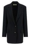 basti single-breasted crêpe blazer