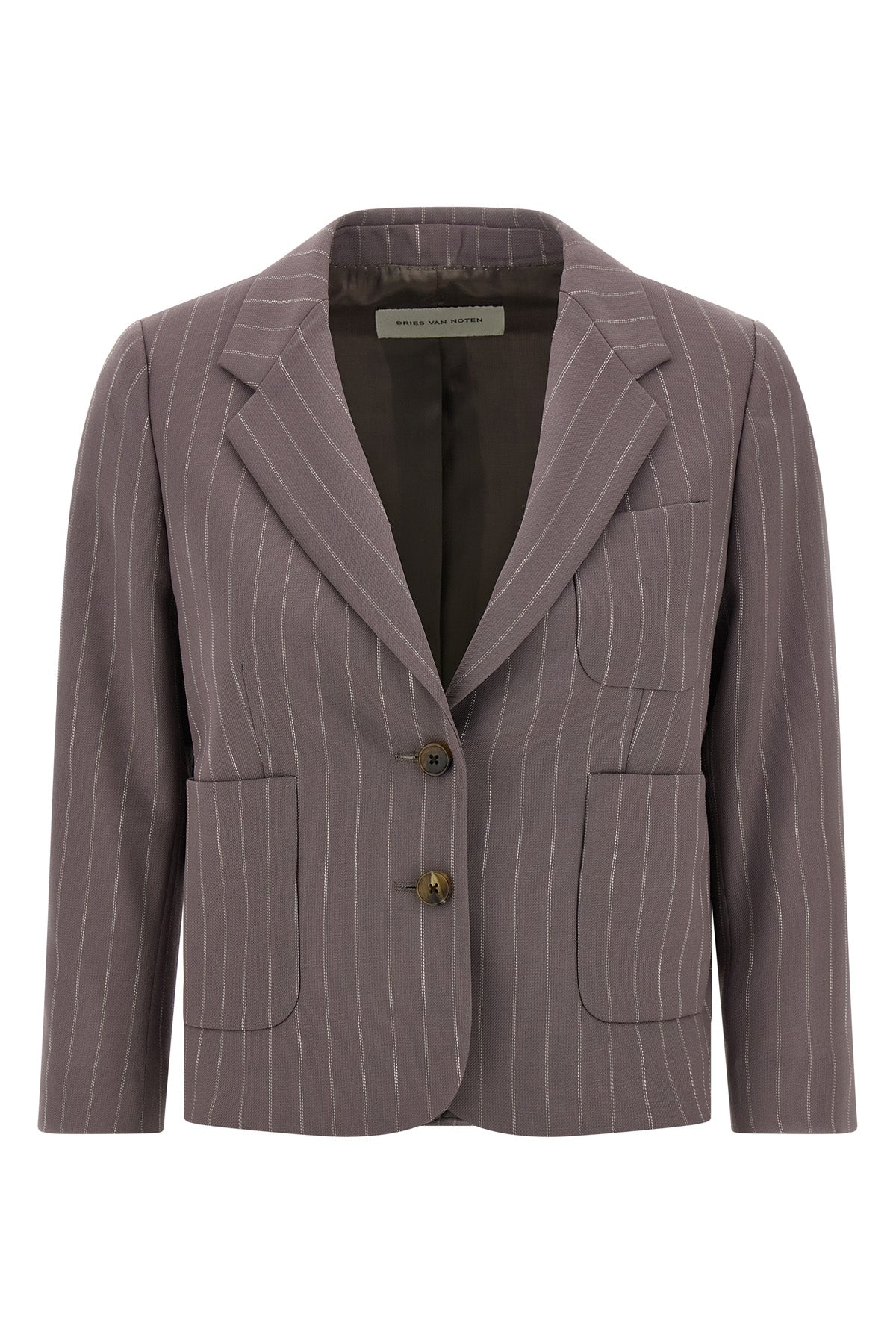 bamis single-breasted pinstripe wool blazer