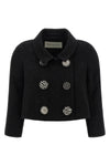 vipa blazer in viscose and cotton blend