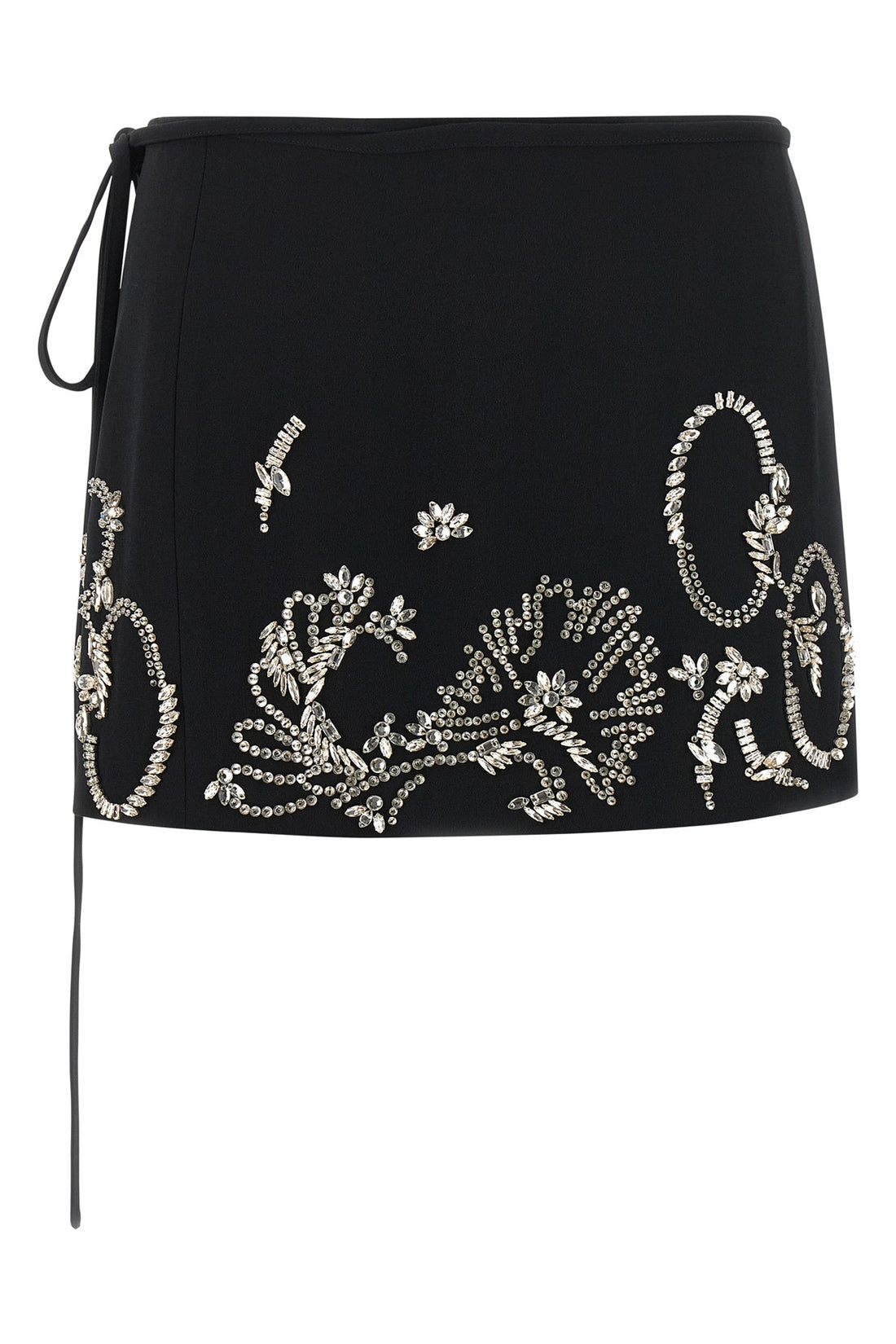 DRIES VAN NOTEN 34 gabrinas woven miniskirt