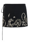 gabrinas woven miniskirt
