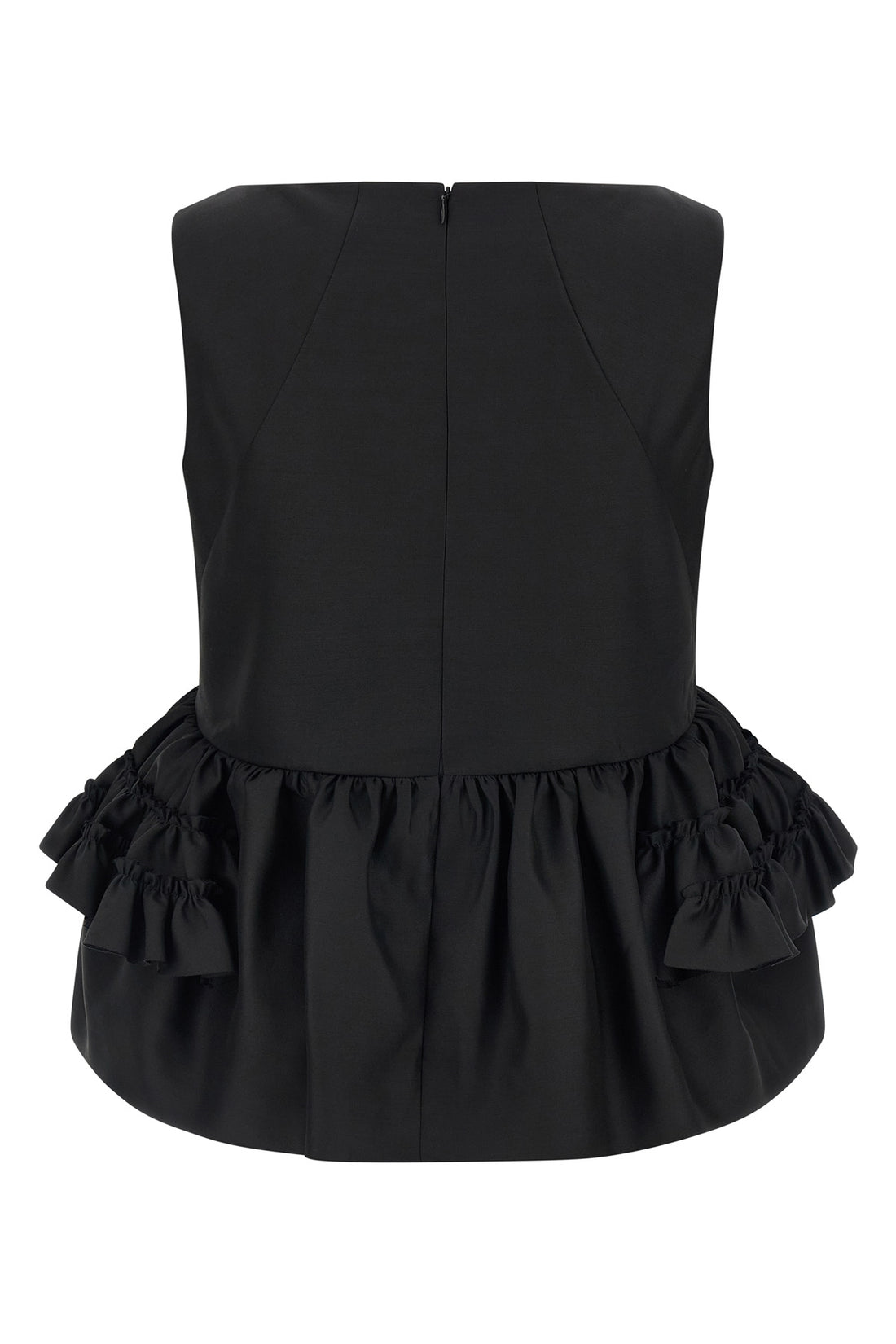 DRIES VAN NOTEN 34 casey wool and silk blend top