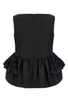 casey wool and silk blend top