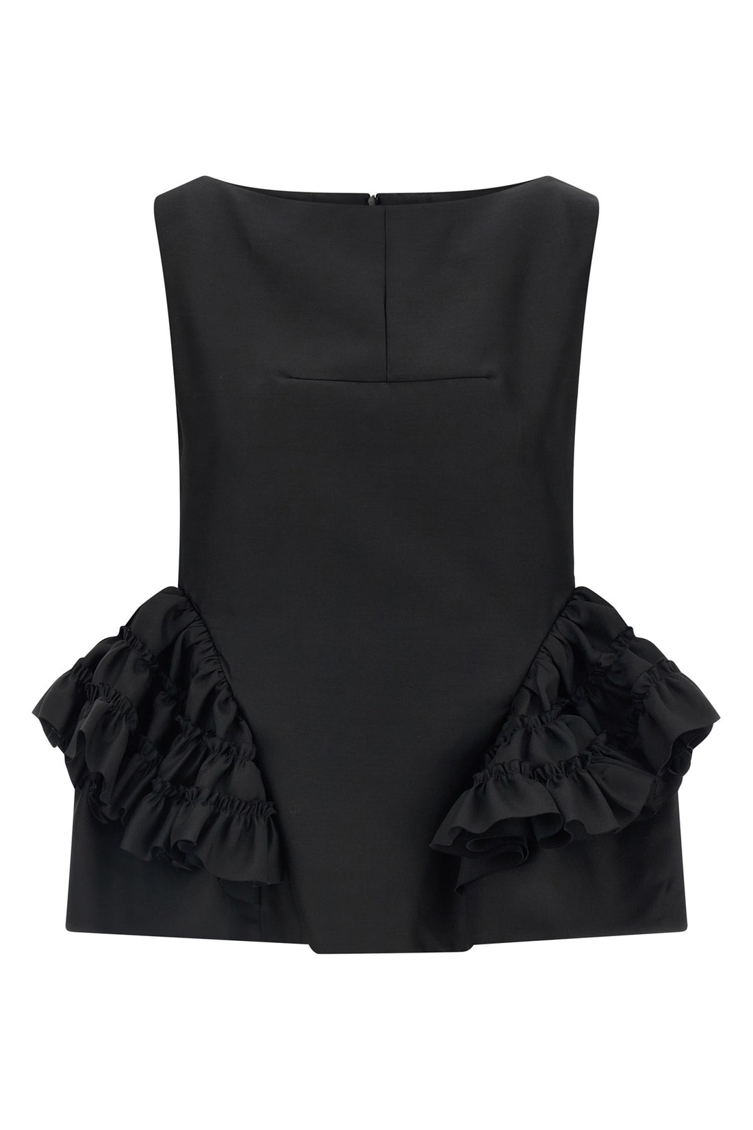 DRIES VAN NOTEN 34 casey wool and silk blend top