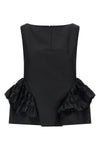 casey wool and silk blend top