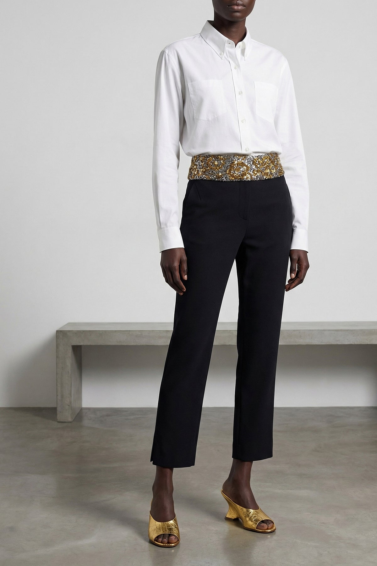 cheers button-down shirt in cotton poplin