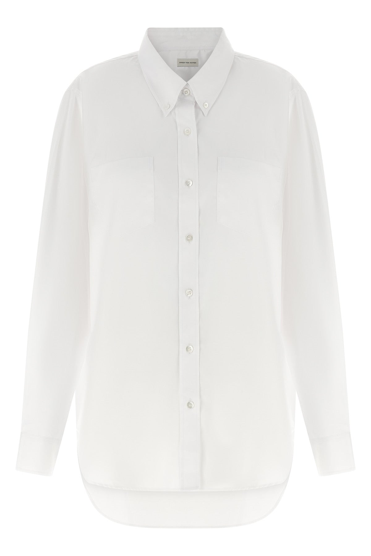cheers button-down shirt in cotton poplin