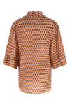 clea shirt in silk twill