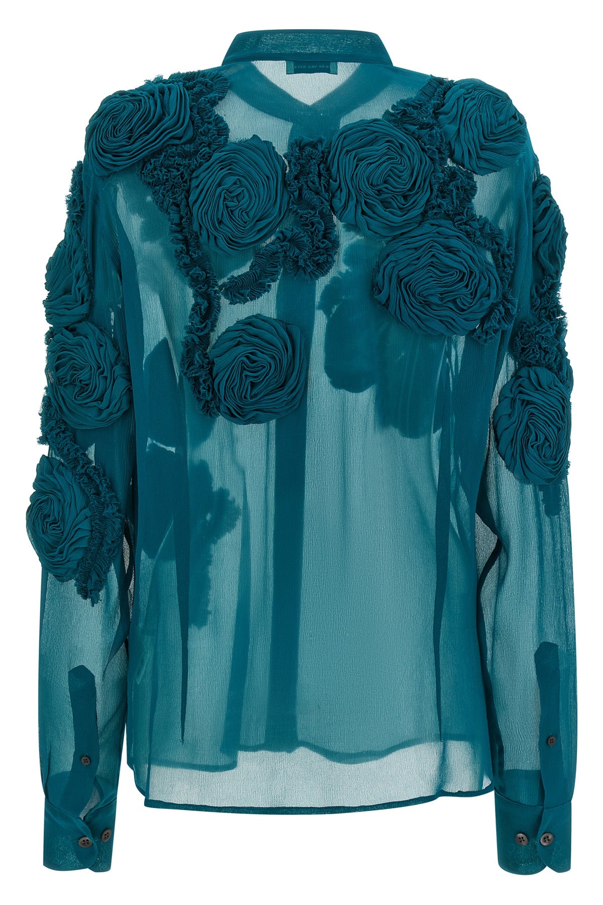chowsa semi-transparent viscose shirt