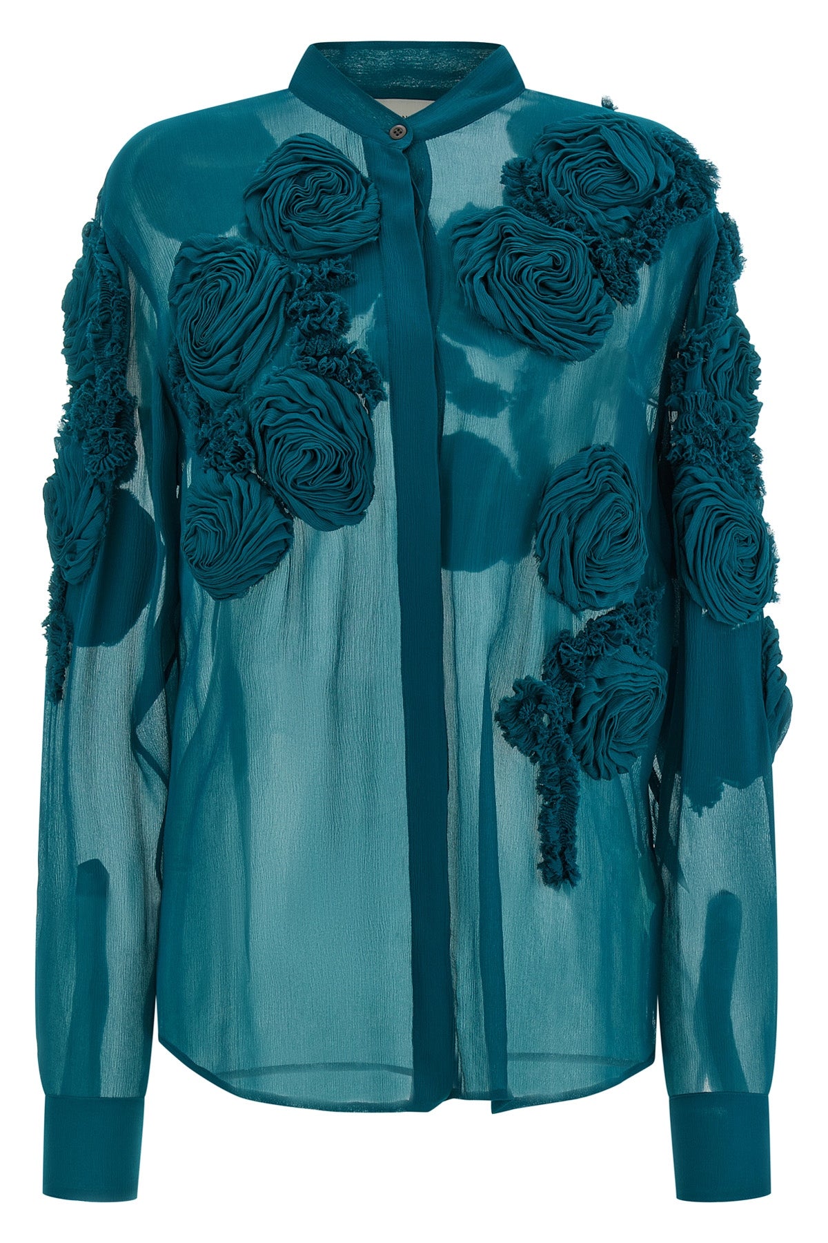chowsa semi-transparent viscose shirt