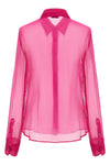 cloudy semi-transparent washed silk muslin shirt