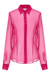 cloudy semi-transparent washed silk muslin shirt