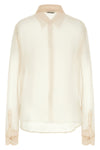 cloudy semi-transparent washed muslin silk shirt