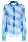 cloudy semi-transparent washed silk muslin shirt