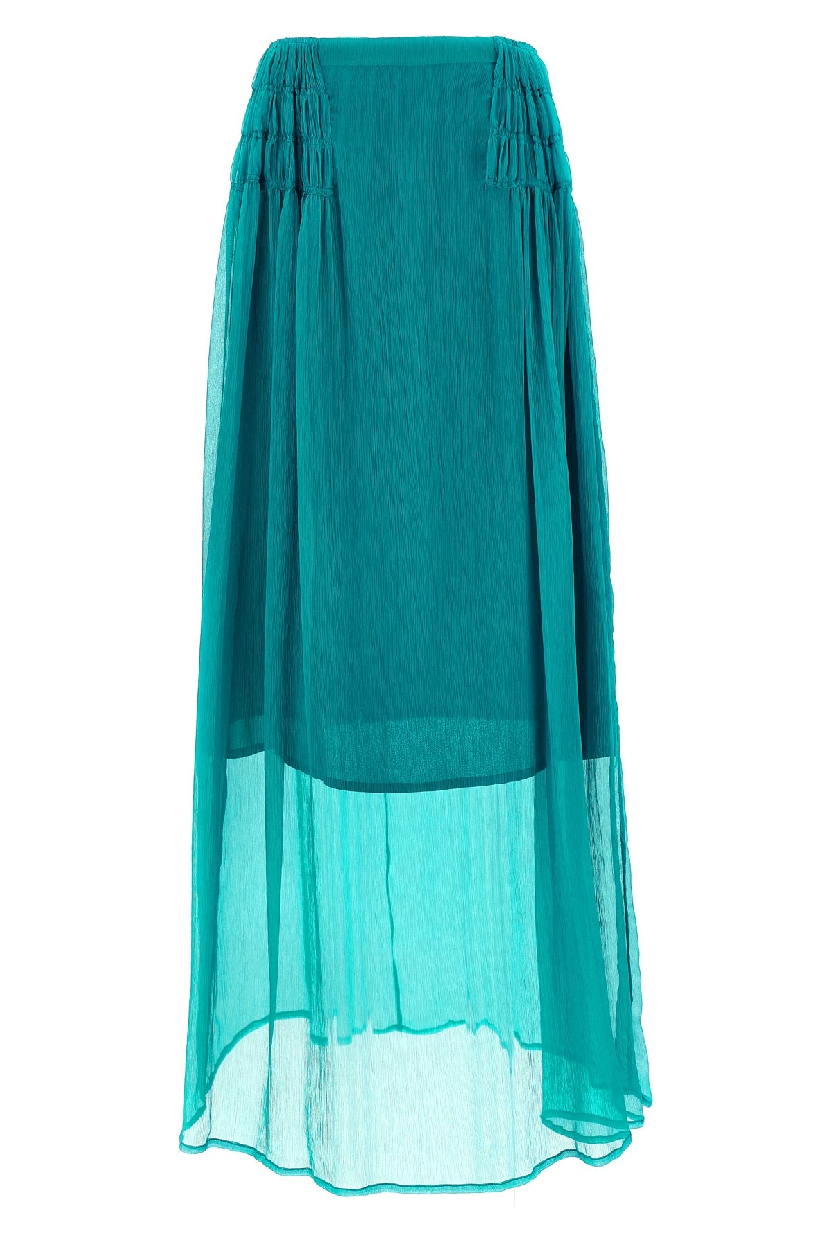 long scarlett skirt in light crinkled silk