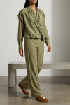 penn striped cupro pants