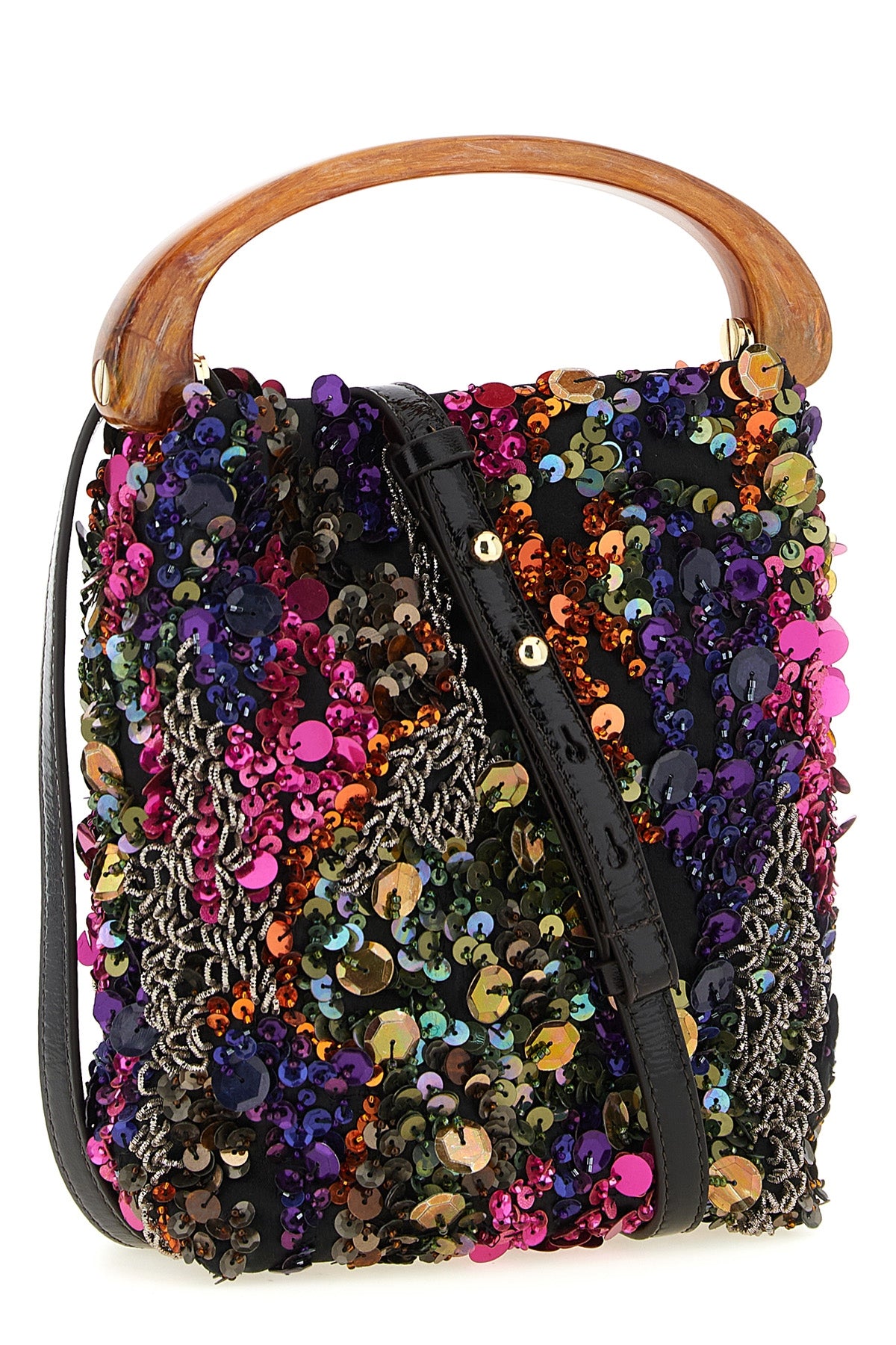 the dries van noten crisp705 micro bag is distinguished by a structured silhouet