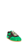 laminated leather sneakers