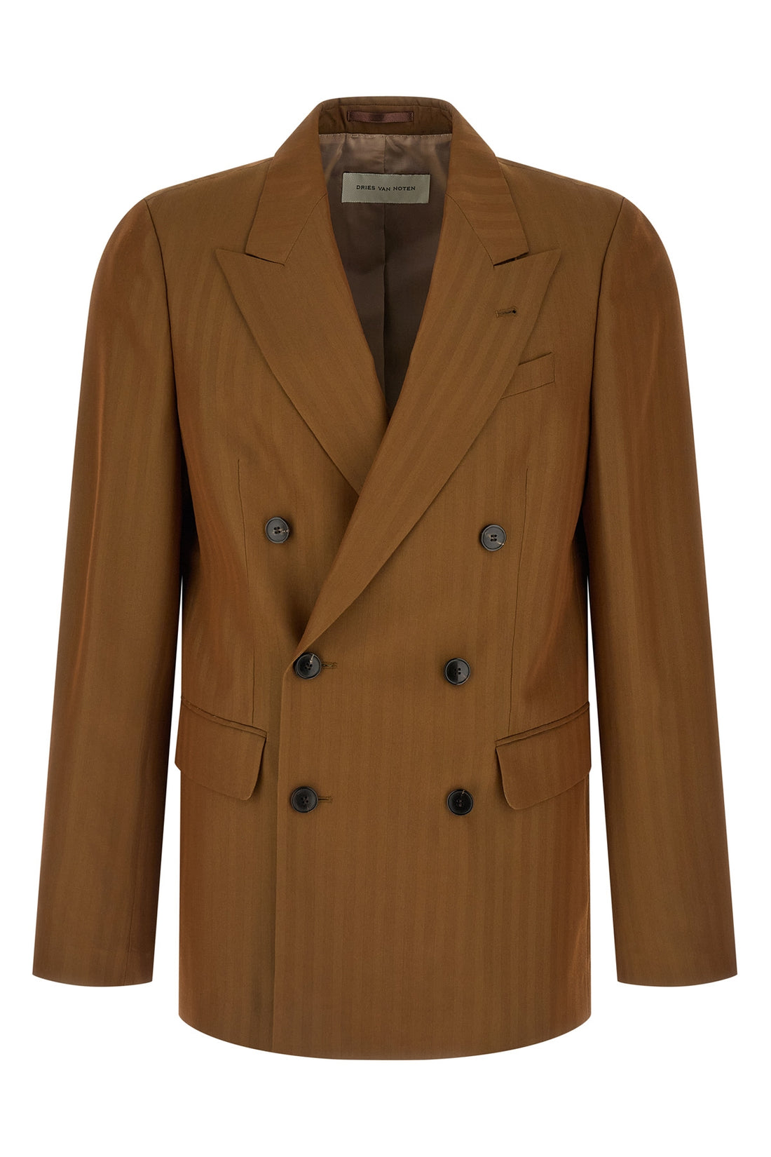 DRIES VAN NOTEN 52 barry double-breasted blazer in wool and viscose blend