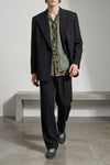 boiser double-breasted blazer in wool and mohair blend