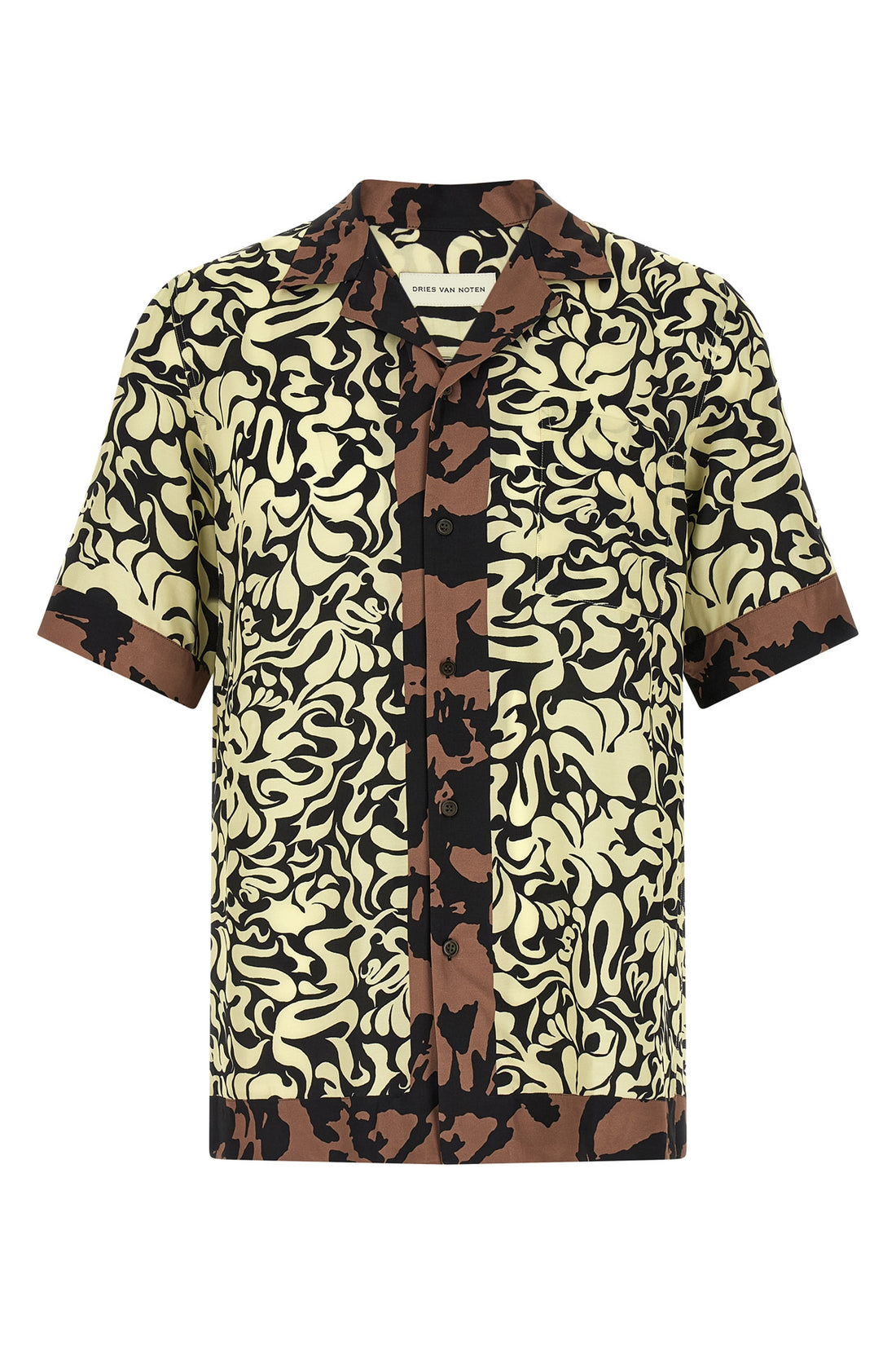 DRIES VAN NOTEN 52 carltone viscose shirt