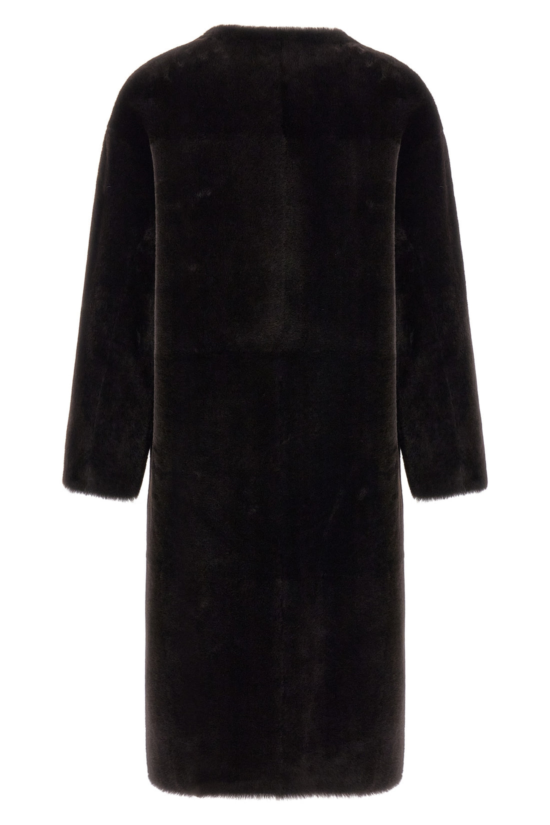 BLANCHA 38 blanchas long fur redefines the codes of outerwear through a linear and rigorou