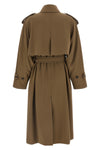 mxmcerto wool gabardine waterproof trench coat