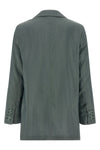 mxmalbata blazer in light wool and silk poplin