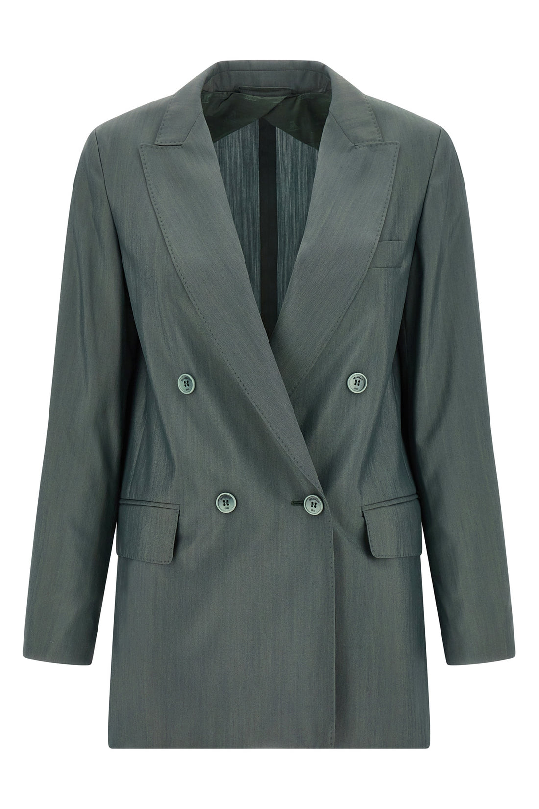 MAX MARA 40 mxmalbata blazer in light wool and silk poplin