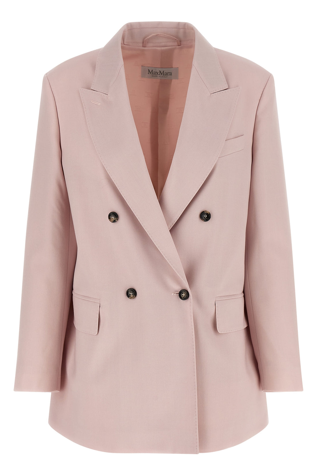 MAX MARA 40 mxmombrosa double-breasted blazer in wool
